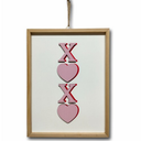Holiday Home 14inch Block Sign XOXO 2pcs