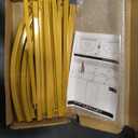 Putros Metal Arch Backdrop Stand 6.6FT Gold Wedding Balloon Arched Backdrop Stand Square Arch Frame for Birthday Party Bridal Baby Shower Ceremony Decoration