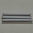 Lateral Front to Back File Bar Rails Hanging File Rails Filing Cabinet Parts Stainless Steel File Drawer Rails 15.76 Inches Long (6 Pieces)