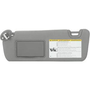 Left Driver Side Sun Visor Compatible with Toyota Highlander 2014 2015 2016 2017 2018 2019 Replaces# 74320-0E074-B0 (Gray, Left)