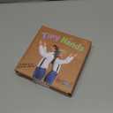 PartyFrenzy Tiny Hands (2 Pairs Light Color), Mini Hand Puppet on a Stick, Fake Small Hands for Costumes and Pranks, Doll Hands for Novelty Gifts, Make Anyone Laugh