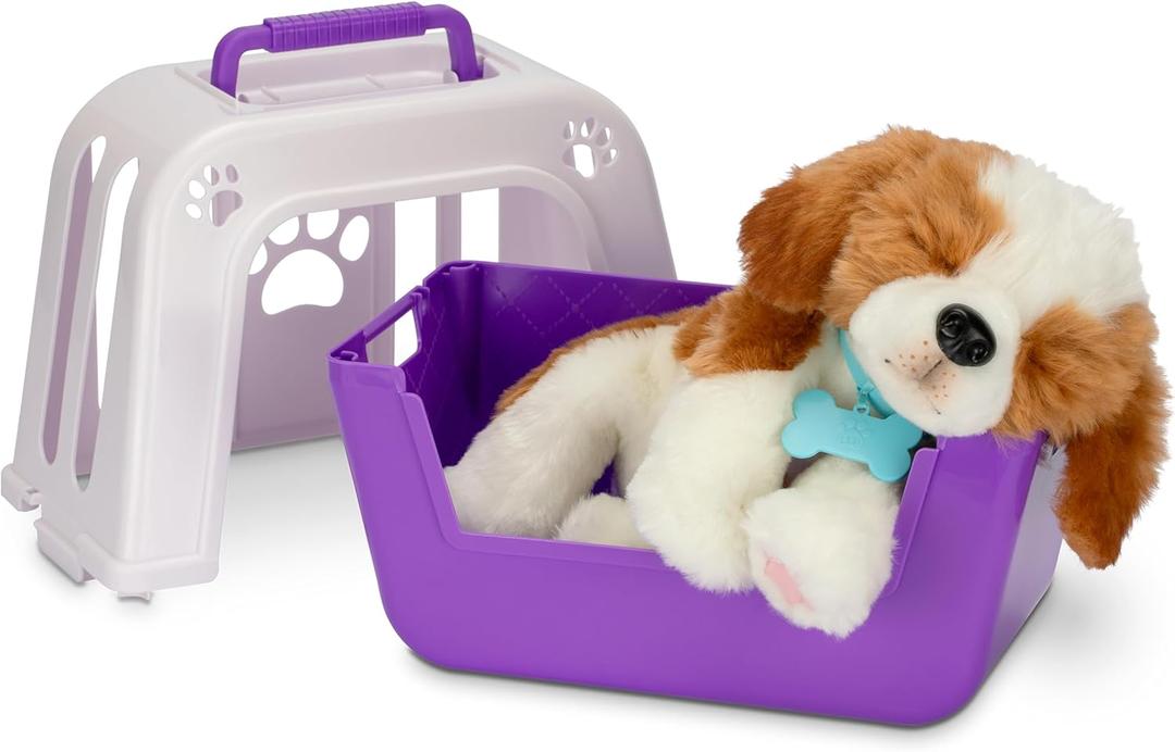 Little Live Pets My Really Real Puppy Patches The Beagle, Interactive Realistic Toy Dog with 60+ Sounds and 2-in-1 Bed, Lifelike Puppy for Ages 5+