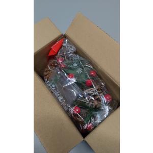 Christmas 10 Ft 30 LED Garland with Lights, Pine Cone Decorations for Home Interior, Fireplace, Stair