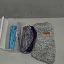 3 Pack Dog Sweaters for Small Dogs Girl Boy Winter Fleece Clothes Warm Soft Dog Sweatshirt Outfit for Dogs Cats Pet Apparel (M (Back: 13.7",Chest: 17.7", 10-14Ibs), Navy Blue+Grey+Light Blue)