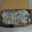 FUNPENY Christmas Net Lights, 9.8ft x 6.6ft 200 LED Clear Wire Mesh Decor with 8 Modes Waterproof Connectable Xmas Decorations for Outdoor Outside Bushes Yard Lawn Patio Tree Garden Party (White)