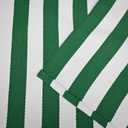 St. Patrick's Day Striped Outdoor Rug Green and White Porch Rug 4' x 6' Spring Doormat Layered Welcome Mat for Farmhouse Spring Front Porch Entryway Decor