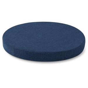 Tromlycs Round Chair Seat Cushion Pad 16 inch for Circle Bistro Chairs Non Slip Foam Cushion Navy Blue