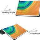 Tablet Cover for Huawei Matepad Pro 10.8 MRX-W09/W19(2019 Release), Ultra Slim Folio Stand Lightweight Leather Case for Huawei Matepad Pro 10.8 2021 MRR-W29/W39 (KST-Apricot)