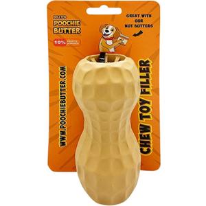 Poochie Butter Peanut Butter Pet Toy | Dog Peanut Butter Toy Filler | Dog Chew Toy Toy Large