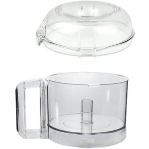 Cutter Bowl and Lid Compatible with Robot Coupe R2, R2B, R2, DICE, R2N, R101B Food Processor Cutter 112203S 106458S