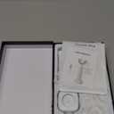 Ultrasonic U Shaped Toothbrush for Adults, Electric Toothbrush for 360-degree Cleaning with Wireless Charging, Waterproof IPX7, 3 Modes for Teeth Whitening(White)