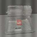 15 Piece Clear Plastic Drawer Organizers Set - 4 Sizes Bathroom & Dresser Storage Bins, Stackable Kitchen Desk Organizer Trays for Makeup, Jewelry, Utensils, Junk, Gadgets