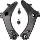 maXpeedingrods 2Pcs Front Lower Control Arm with Ball Joint for Subaru Forester 2009-2013, for Subaru Impreza WRX 2011-2014, MS801051 MS801052