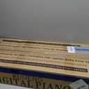 digital Piano 88 Key Semi Weighted Keyboard,Full-size Electric Piano for Beginners,with Sheet Music Stand,Pedal,Power Adapter,Headphone Mode,USB-MIDI (KU-3506 Digital Piano with Stand) (brown)