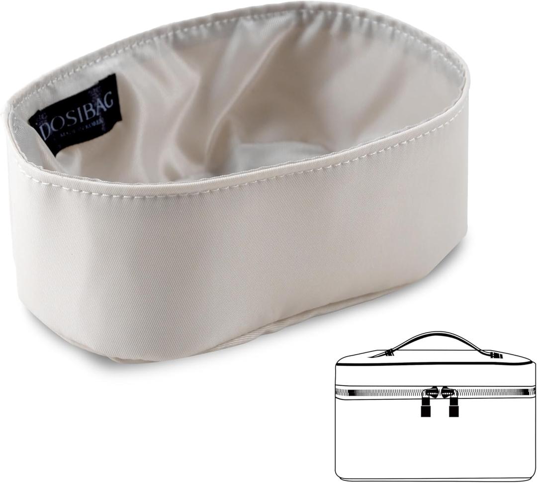 Waterproof Premium Nylon Bag Organizer Insert for LV Nice Mini Nano (Beige, Nice Nano)