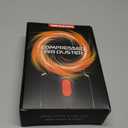 Compressed Air Duster, 260000RPM Cordless Electric Air Blower with Brushless Motor, 3-Speed Adjustable & Rechargeable – Powerful Dust Cleaner for Keyboard, Computer, Car, Outdoor, Air Bed
(Black)