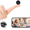 New Smallest Wireless WiFi Camera,HD1080P Mini Camera,Smart Home Security Camera,Portable Smart Home Baby Monitor Cam with Night Vision,Motion Detection,Cloud Storage for Security with iOS AndroidAPP
