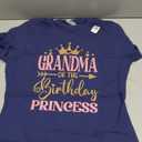 Grandma of The Birthday for Girl 1st Birthday Princess T-Shirt (Small, Purple)