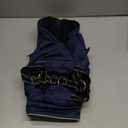 Dog Winter Coat with Harness Built-in | Waterproof Dog Jacket with Zipper & Fleece Lining | Reflective Cold Weather Coat for Small Medium Large Dogs (Navy Blue)