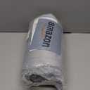 DecorUhome Soft Fleece Light Grey Twin Blanket for Bed, Cozy Fluffy Plush Flannel Striped Throws for Couch Sofa, Lightweight Decorative Ribbed Fuzzy Blanket for Woman, 60x80 Inches