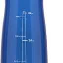Pogo BPA-Free Plastic Water Bottle with Chug Lid, 40 Oz, Blue