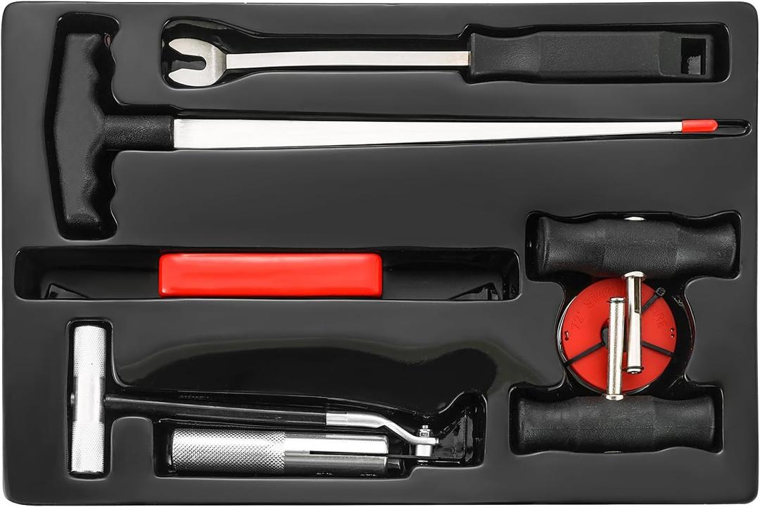 NYXOVA 7-Piece Windshield Removal Tool Kit, Wind Glass Remover Hand Tool, Classic Vintage Car Windscreen Remover Set, 
19.48" L x 13.58" W x 3.9" H