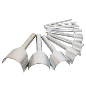 Baitaihem 10 Pcs Leather Tools Craft Half-Round Cutter Punch Belt End Cutter for Home Leather Sewing(5mm-50mm)