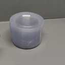 Prestee 100 Pack Clear Plastic Plates for Party - 6.25 Inch Small Round Dessert Plate and Appetizer Platter - Heavy Duty Disposable Plastic Plates for Parties, Weddings, Caterings and Events