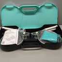 EasyGo Badminton Set, with Net, 4 Racket, 4 Birdies, Portable Storage Box, for Backyards, Outdoor Games, Yard Games