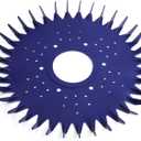 Funmit Pool Cleaner Finned Seal disc Skirt Replacement Part for Zo-diac Baracuda G2 G3 G4 Pool Cleaner W70329 W83277 W70464 (1 Pack)