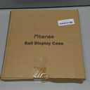 Fitense Basketball Display Case Acrylic Clear, UV Protected Basketball Stand Box Full Size with Solid Wood Base, Soccer Display for Autographed Standard NBA WNBA Ball Memorabilia Keepsake, Ideal Gift