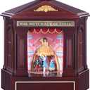 Mr. Christmas Nutcracker Suite Animated Wood Christmas Music Box, Holiday Dcor, Plays 8 Tchaikovsky Compositions & 3 Nutcracker Scenes, Brown
