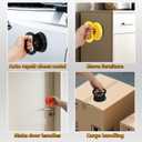 Dent Remover Tool for Car, Car Body Repair Dent Removal Tools, Orange Suction Cup Dent Puller, Hail Damage Repair Kit Dent Puller Tool