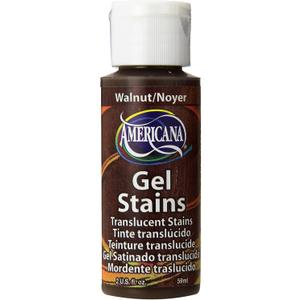 DecoArt Americana Acrylic Gel Stains Paint, 2-Ounce, Walnut (2 Fl Oz (Pack of 1))