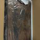 3 Drawers Dresser with Charging Station, 24 Inch Wide LED Night Stand with Adjustable Fabric Drawer, Nightstand with Storage Shelf for Living Room/Bedroom/Office, Rustic Brown.