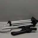 Foldable Clothes Steamer Stand with Adjustable Height & Ironing Gloves – Universal Garment Steamer Rack Compatible with Most Steamers, Portable Hanging Rack for Easy Steaming and Storage (Black)