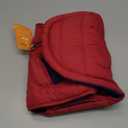 Lelepet Reversible Dog Coat Waterproof Dog Jacket Windproof Puffer Vest for Winter Warm Lightweight Coats for Medium Dogs Adjustbale Hook & Loop Pet Apparel with Leash Hole, French Bulldog, Wine Red L