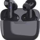 JVC HAD5TB Ultra-Compact IE Bluetooth Earbuds, True Wireless with Charging Case (Olive Black)