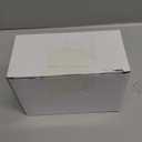 Mototo 2 Pieces Clear Acrylic Pen Holder & Pencil Cup Clear Makeup Bush Holder Acrylic Desktop Stationery Organizer for Office School Home Desk Accessories - 2 Pack, Square