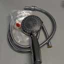 Briout Filtered Shower Head with Handheld, High Pressure 5 Spray Mode Showerhead with Hose Bracket Filter for Hard Water