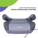 Cosco Topside Backless Booster Car Seat, Lightweight Booster Seats for Cars 40-100 lbs, Backless Booster Seat for Car, Grape