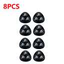 Self Adhesive Caster Wheels, Appliance Rollers for Kitchen Appliances, 360°Swivel Universal Wheel Ball Transfer Roller for Storage Box, Small Furniture (with 3 Ball Bearings, Black, 8 PCS)