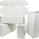 Small White Box 5 x 3 x 1 Inch 50 Pack Recyclable Corrugated Gift Mailers Storage Business Packaging Shipping Boxes