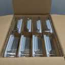 PrepNaturals 8 Pack 36 Oz Glass Meal Prep Containers  Dishwasher Microwave Freezer Oven Safe  Glass Storage Containers with Lids (MultiCompartment)