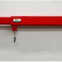 Equipment Lock Adjustable Door Security Bar - Security Lock Bar and Job Site Door Lock for Office Trailers, Warehouse Doors and Home Defense (Keyed Differently)
