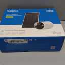 Tapo SolarCam 1080p Outdoor Wireless Security Camera - Battery Power with Solar, Person Detection, Subscription-Free Local Storage or Optional Cloud, Works with Alexa & Google Assistant, C402 KIT (White)