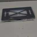 Hawse Fairlead License Plate Mount, 10 Inch Winch Mounting Bracket, Black Aluminum