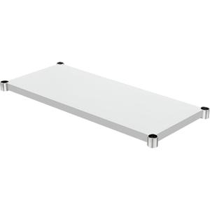 HARDURA Galvanized Under Shelf for Prep and Work Table Adjustable Lower Shelf for 24" x 48" Stainless Steel Table