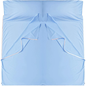 Brand - GANNAFEE Cotton Sleeping Bag Liner with Zipper - 100% Cotton Travel Sheet