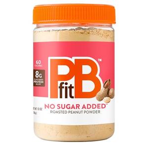 PBfit No Sugar Added Peanut Butter Powder, Powdered Peanut Butter Spread from Real Roasted Peanuts, 8g Protein, Made with Erythritol and Monk Fruit, 13 Ounce (Pack of 1), No BB Date